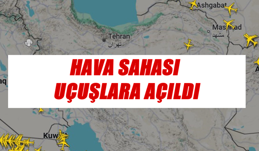 Irak Hava Sahası Sivil Uçuşlara Yeniden Açıldı