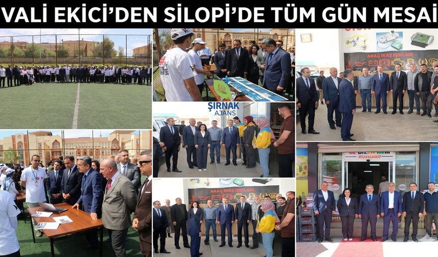 Vali Ekici’den Silopi’de Tam Gün Mesai