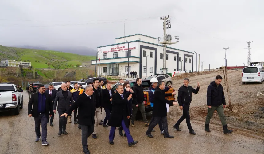 500 Yataklı Hastanede Çalışmalar Yerinde İncelendi