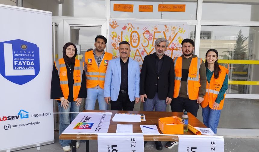 Şırnak’ta LÖSEV Fayda Kulübü’nden Örnek Etkinlik