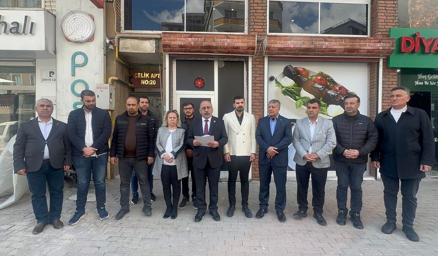 CHP Şırnak’tan Ümit Erkol Tutuklamasına Tepki