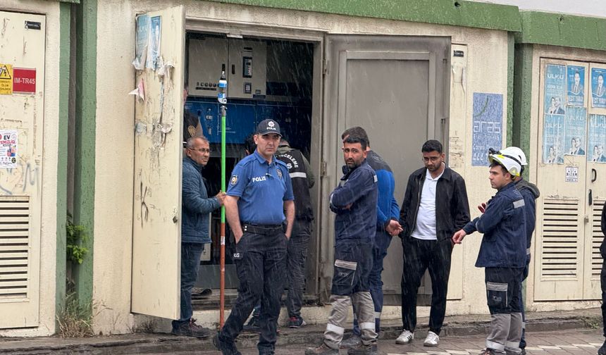 Trafoyu tamir işçi elektrik akımına kapıldı