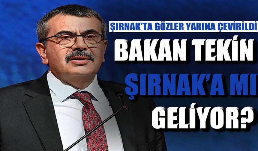 Eğitimde sık değişim yaşanan Şırnak’a bakan ziyareti