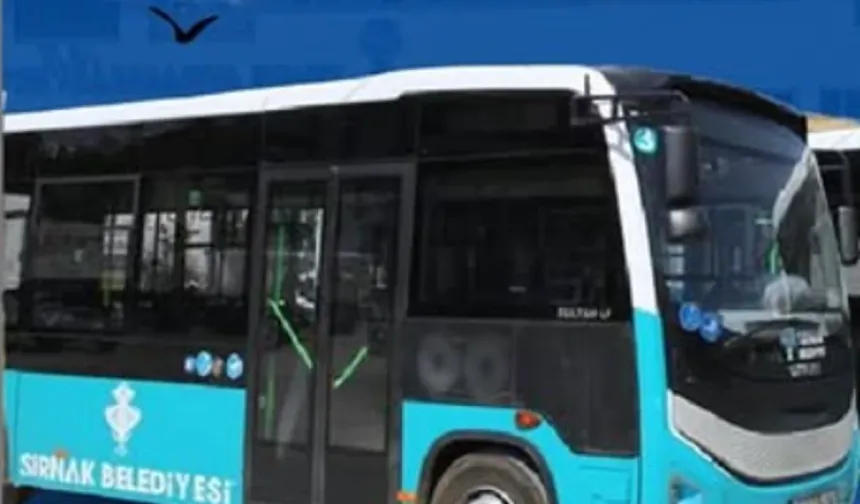 Şırnaklılara Bayram Müjdesi,Toplu Taşıma Ücretsiz Oldu