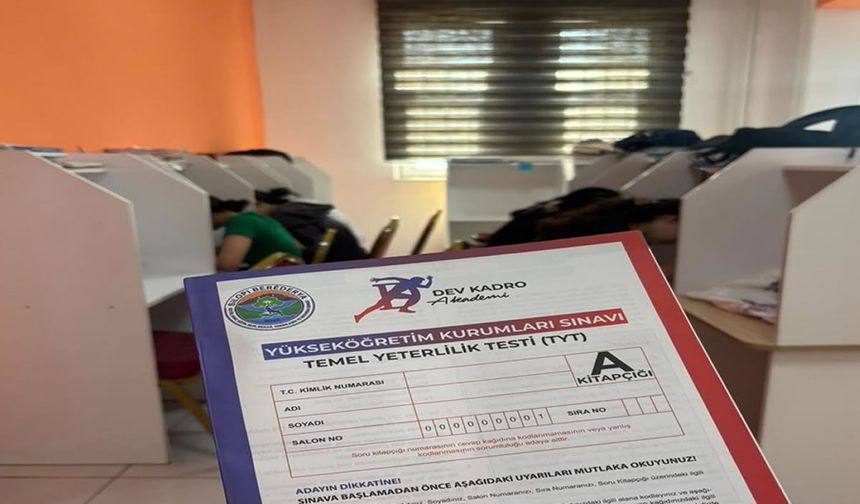 Silopi’de öğrencilerin sınav heyecanına destek