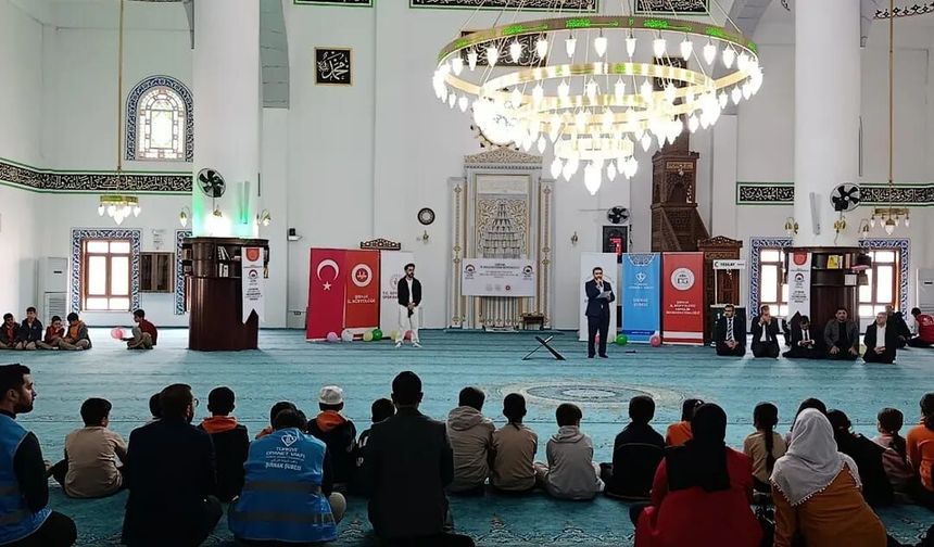 Şırnak'ta ÇEDES yıl sonu cami şenliği il finali yapıldı