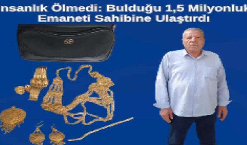 Cizre'de İnsanlık Ölmedi Dedirten Olay, 1.5 Milyon TL'lik Çanta Sahibine Kavuştu!