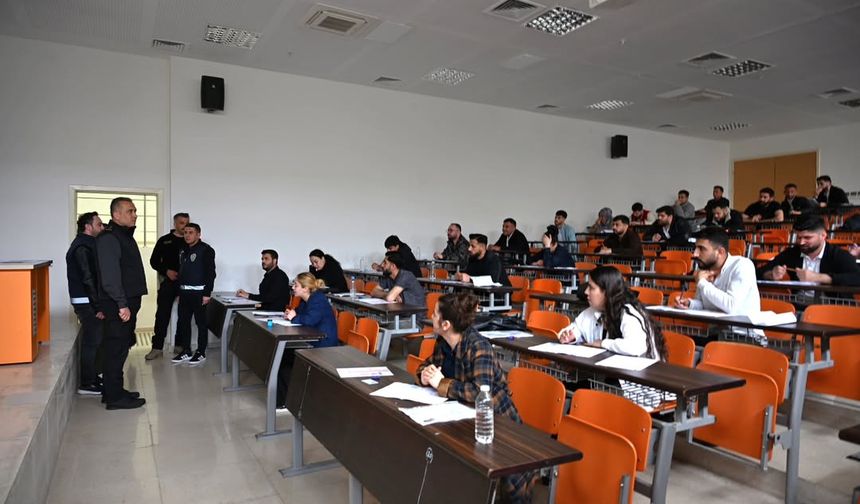 Şırnak’ta 310 Özel Güvenlik Adayı Sınavda Ter Döktü