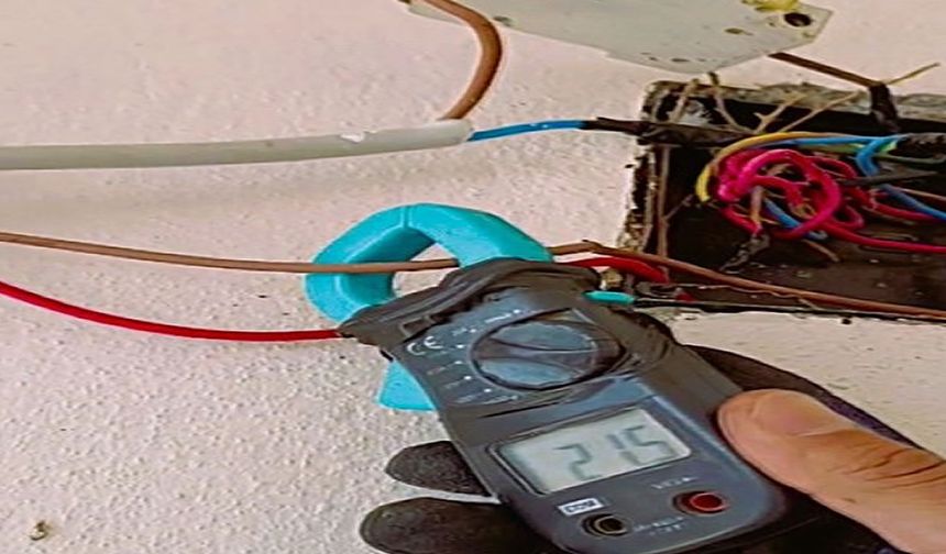 Kaçak elektrik denetiminde ilginç olay