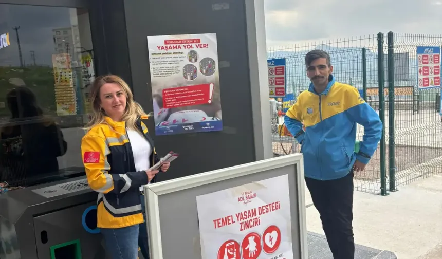 Şırnak’ta Sürücülere “Ambulansa Yol Verin” Uyarısı