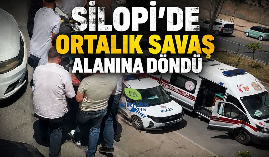 Silopi’de İki Grup Arasında Taşlı Sopalı Kavga