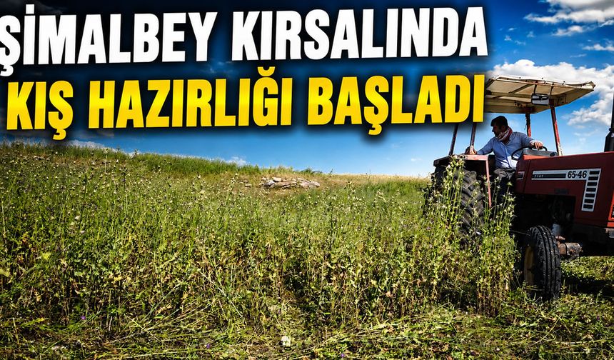 Şimalbey kırsalında kış hazırlığı başladı