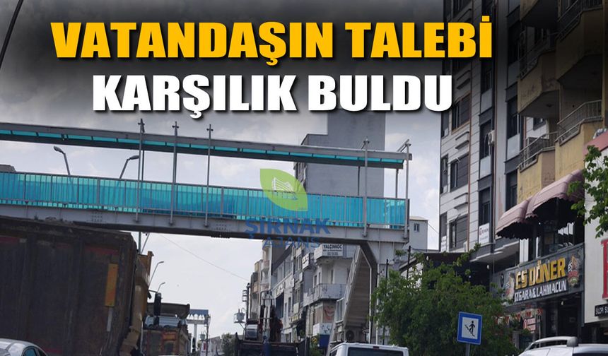 Silopi Üst geçit sil baştan yenileniyor
