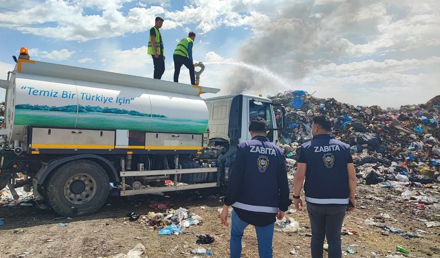 Başverimli'de Ekiplerin hızlı müdahalesi felaketi önledi
