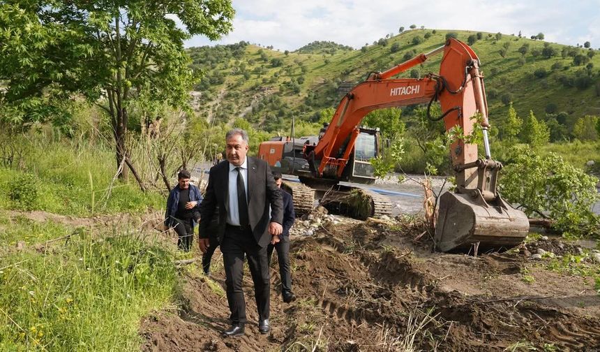 Şırnak’ta isale hattı çalışmaları yerinde incelendi