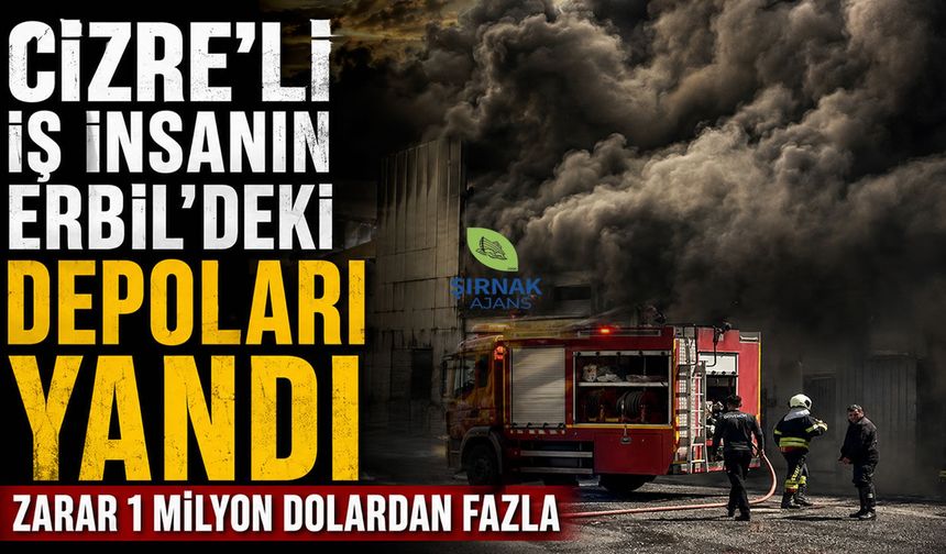 Gıda depolarında çıkan yangın milyonluk zarara yol açtı