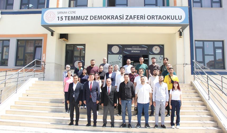Müdür Cırıt, Cizre’de Eğitim Çalışmalarını İnceledi