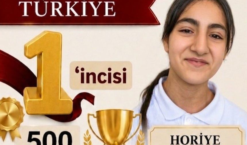 Şırnaklı Öğrenci Bursluluk Sınavında Türkiye Birincisi