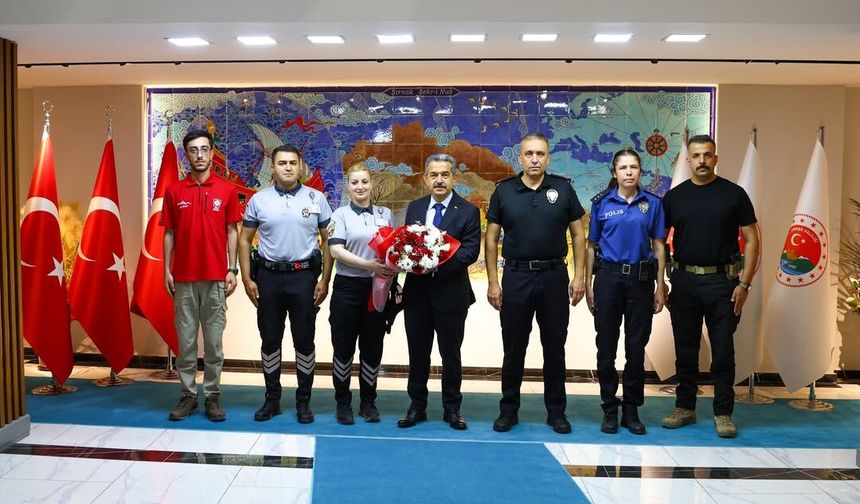 Vali Ekici, Özel Güvenlik Haftası'nda Personeli Ağırladı