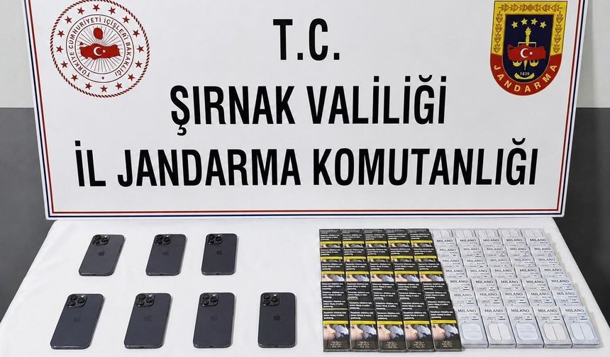 Şırnak’ta 77,6 milyon liralık kaçak ürün ele geçirildi