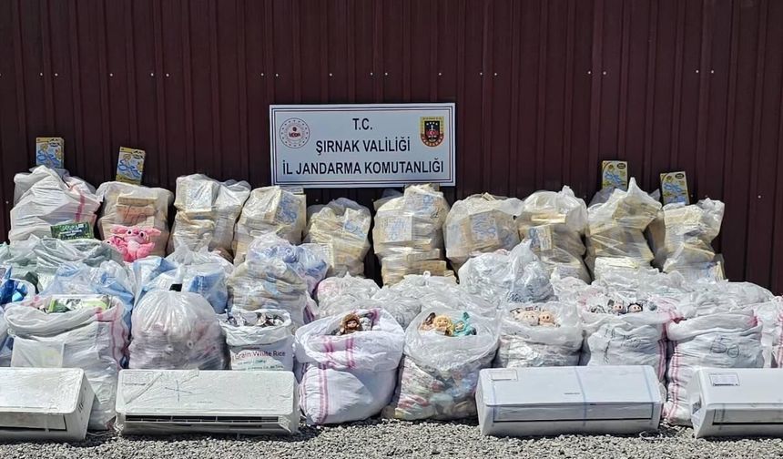 Şırnak'ta 28,4 Milyon TL'lik Kaçakçılık Operasyonu
