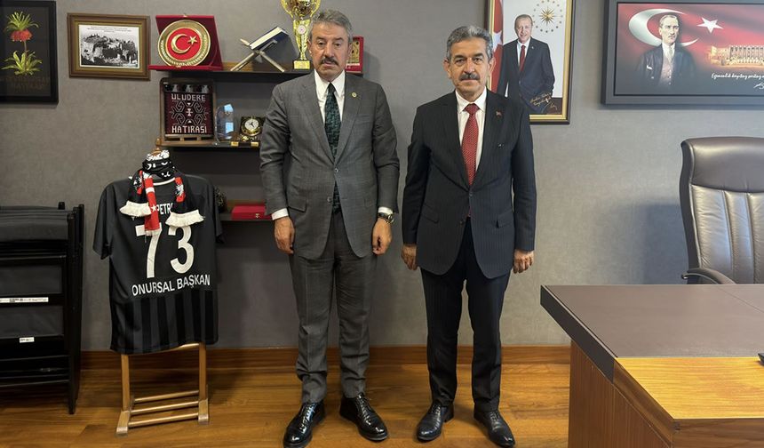 Vali Ekici’den Milletvekili Arslan Tatar’a TBMM Ziyareti