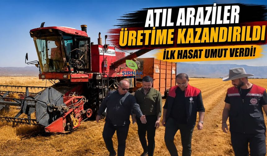 TAKE projesi ile atıl araziler üretime kazandırıldı