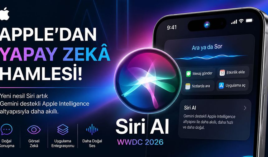 Yeni Nesil Siri Sahneye Çıktı, Siri AI Dönemi Başladı
