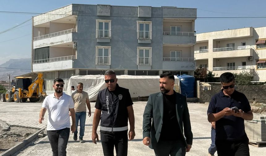 Silopi belediyesi saha çalışmalarına devam ediyor