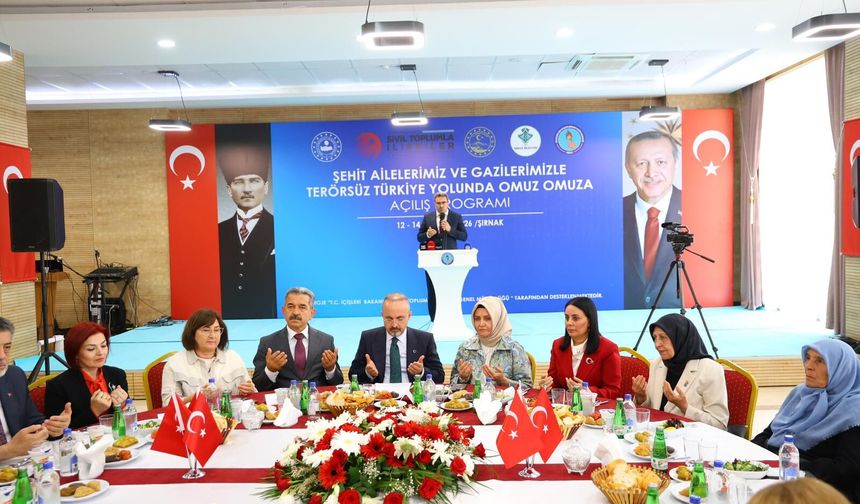Şırnak’ta “Terörsüz Türkiye Yolunda Omuz Omuza” Programı