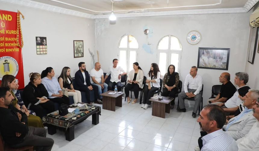 Cizre Eşbaşkanlarından Sivil Toplum Kuruluşlarına Ziyaret