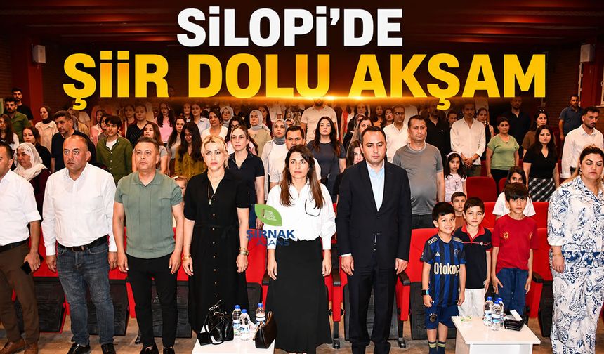 Silopi’de Eğitim ve Şiir Aynı Sahnede Buluştu