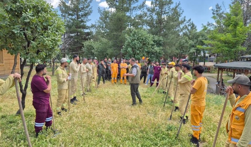 Siirt ve Şırnak’tan Ortak Yangın Tatbikatı