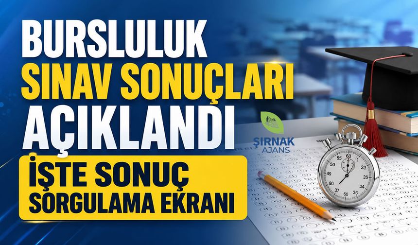 Bursluluk Sınavı Sonuçları Açıklandı