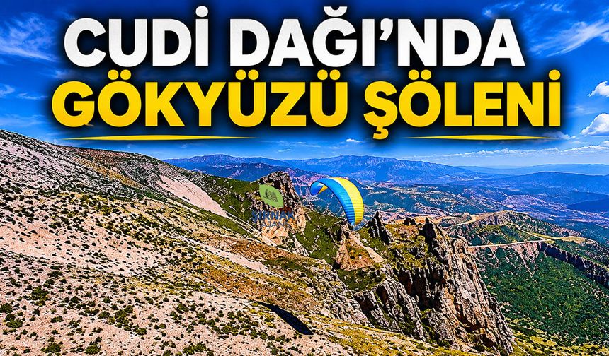 Cudi Dağı’nda gökyüzü şöleni