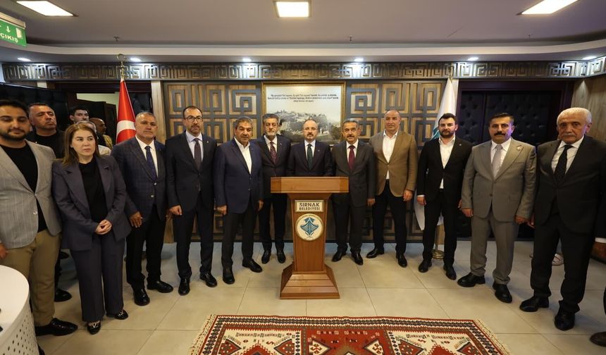 İçişleri Bakan Yardımcısı Turan’dan Şırnak Belediyesine Ziyaret