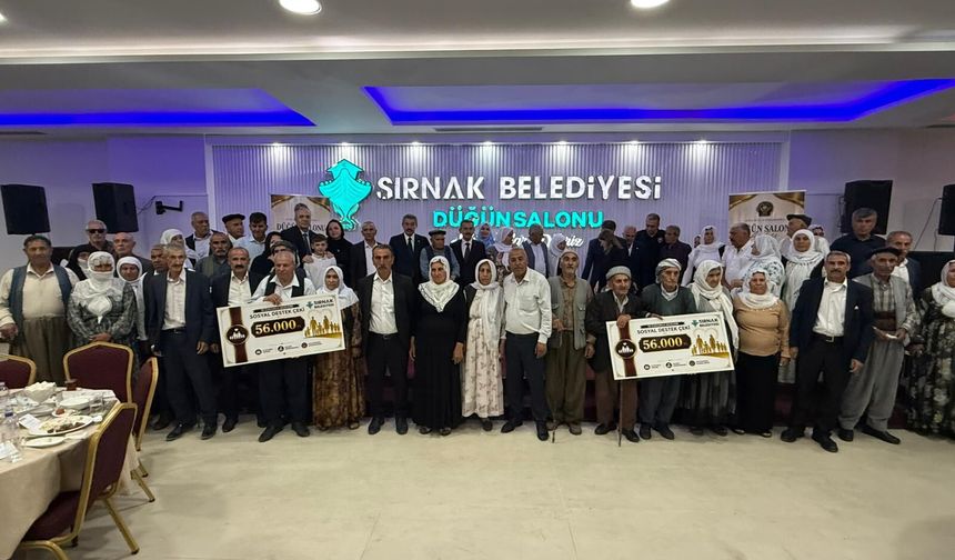 Şırnak’ta Ailelere Nakdi Destek, Gençlere Ücretsiz Düğün Salonu