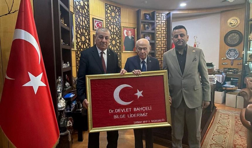 Şırnak’tan Genel Başkan Bahçeli’ye Ziyaret