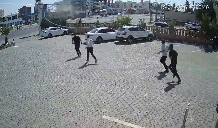 İpekyolu'nda ki tır kazası güvenlik kamerasına yansıdı