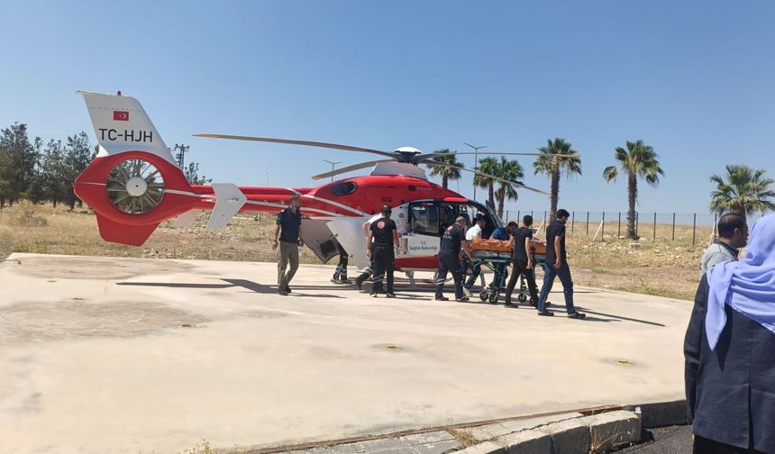 Şırnak'ta Yaralanan Şahıs İçin Ambulans Helikopter Havalandı
