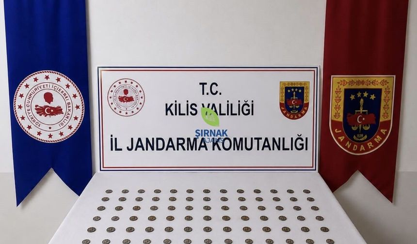 Ticari takside 107 tarihi sikke ele geçirildi