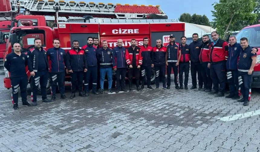 Cizre’de İtfaiye Ekipleri İlk 6 Ayda Bin 83 Olaya Koştu