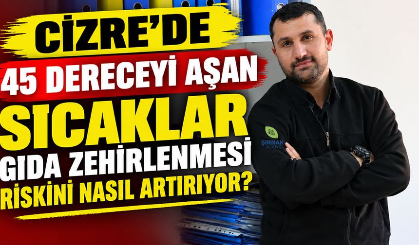 Cizre'de 45 Dereceyi Aşan Sıcaklar Gıda Zehirlenmesi Riskini Nasıl Artırıyor?