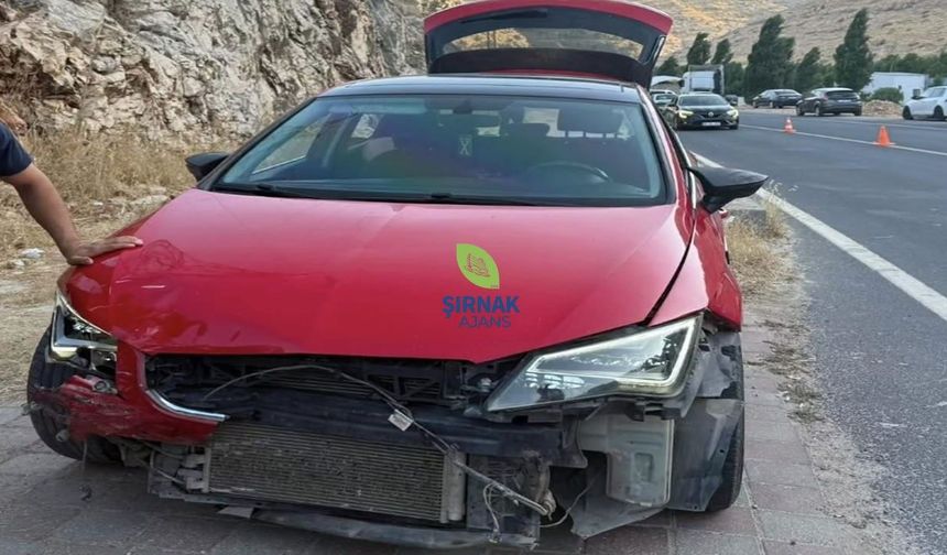 Piknik yolunda iki otomobil çarpıştı 1 yaralı