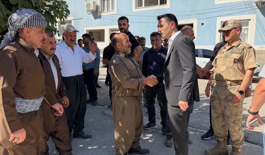 Uludere kaymakamı arama çalışmalarını yerinde inceledi