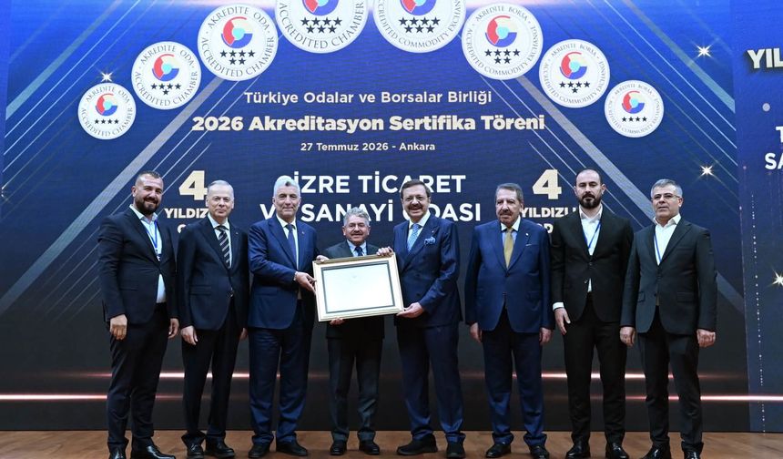 Cizre TSO’nun kurumsallığı tescillendi