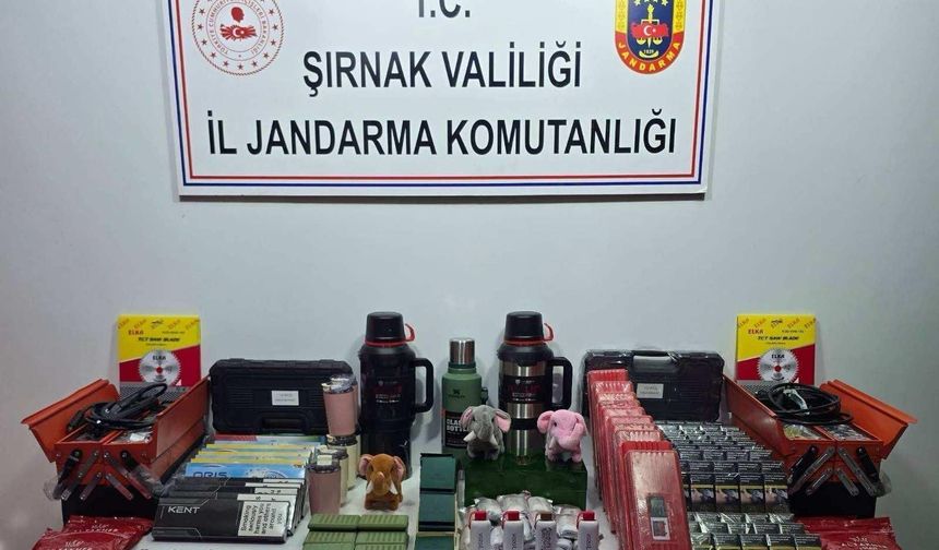 Şırnak’ta 23,6 milyon liralık malzeme ele geçirildi