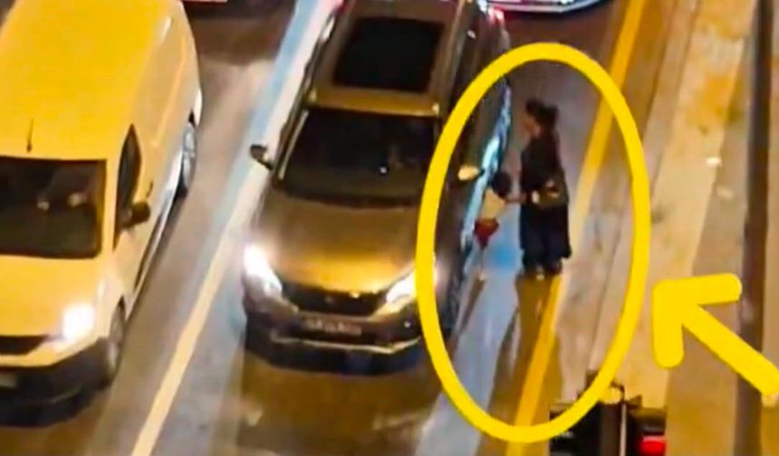 Dilencilik yapanlara dron destekli zabıta müdahalesi