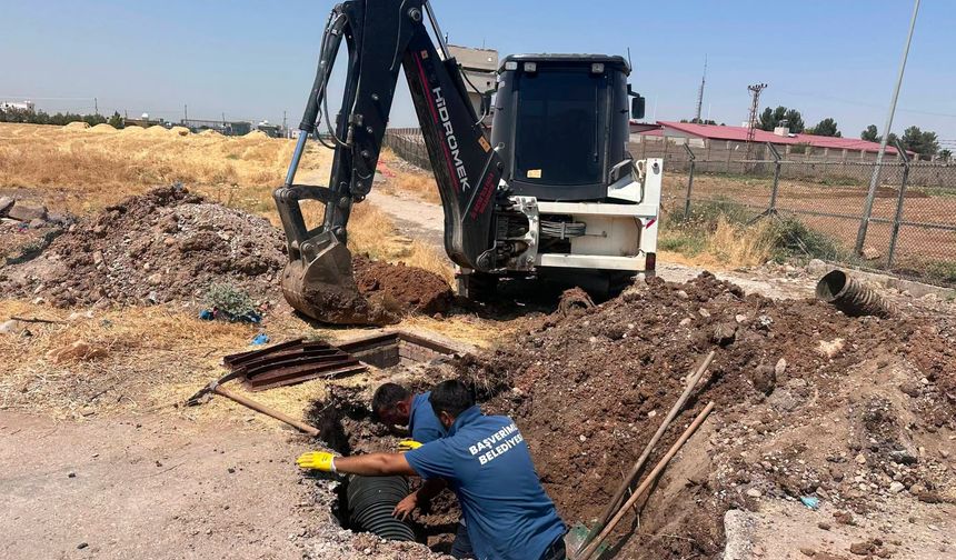 Başverimli'de altyapıda kritik arıza, belediyeden hızlı hamle