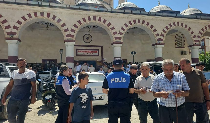 Hutbe sonrası dolandırıcılara karşı önlem